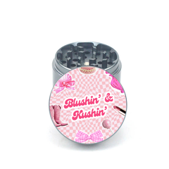 Blushin' & KUSHin' 4pc Aluminum Grinder - Fidget Widgets