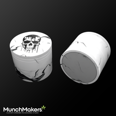 Melted Skull All Over Print Grinder - Fidget Widgets