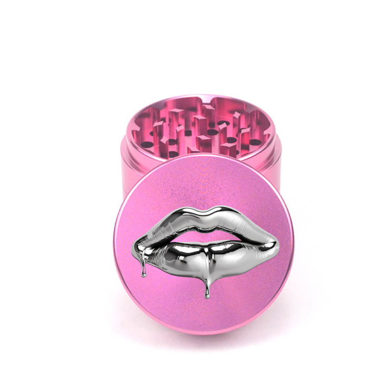 Silver Kiss 4pc Aluminum Grinder - Fidget Widgets