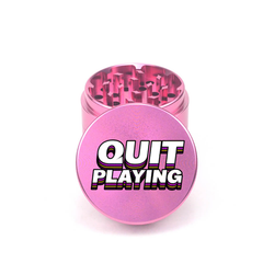 Quit Playing 4pc Aluminum Grinder - Fidget Widgets