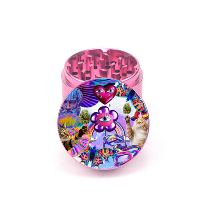 High Fever Dream 4pc Aluminum Grinder - Fidget Widgets