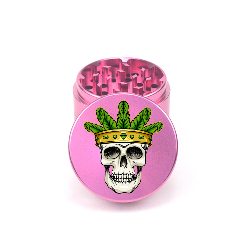 Skull Jester 4pc Aluminum Grinder - Fidget Widgets