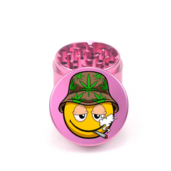 Smiley Stash 4pc Aluminum Grinder - Fidget Widgets