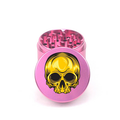 Golden Doom Skull 4pc Grinder - Fidget Widgets