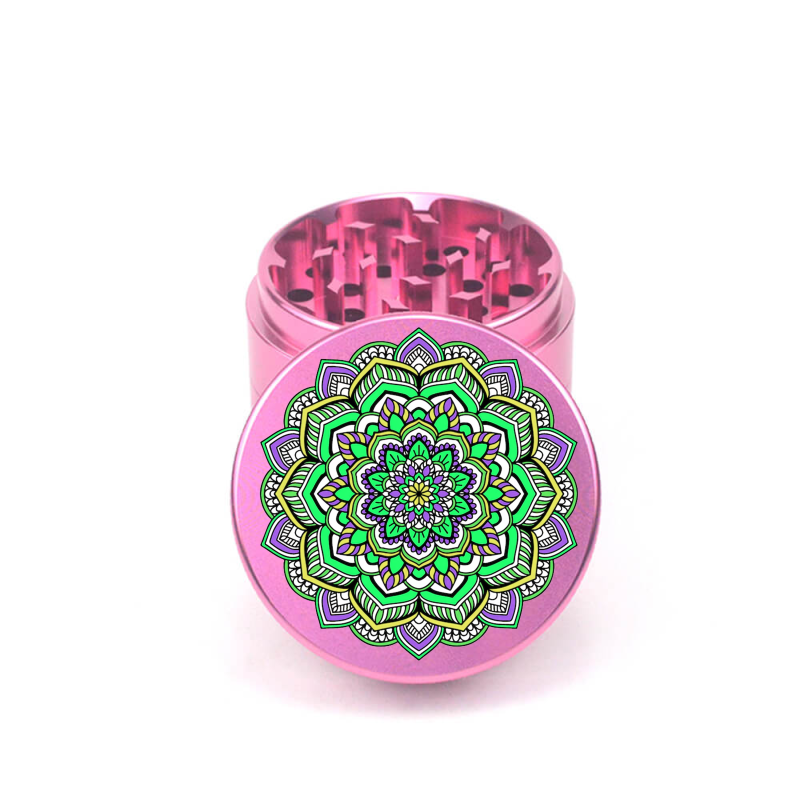 Mandala V5 4pc Aluminum Grinder - Fidget Widgets