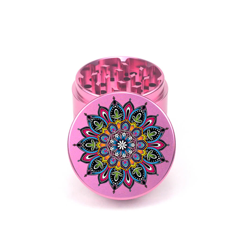 Mandala V6 4pc Aluminum Grinder - Fidget Widgets