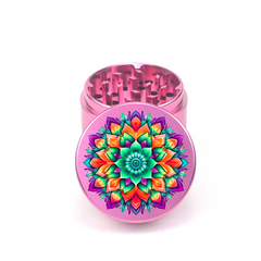 Mandala V8 4pc Aluminum Grinder - Fidget Widgets