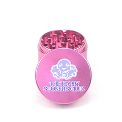 Happy Stoner Club 4pc Aluminum Grinder - Fidget Widgets