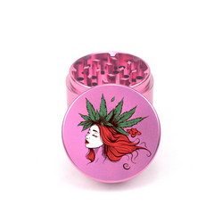 Rose Crowned Lady 4pc Aluminum Grinder - Fidget Widgets