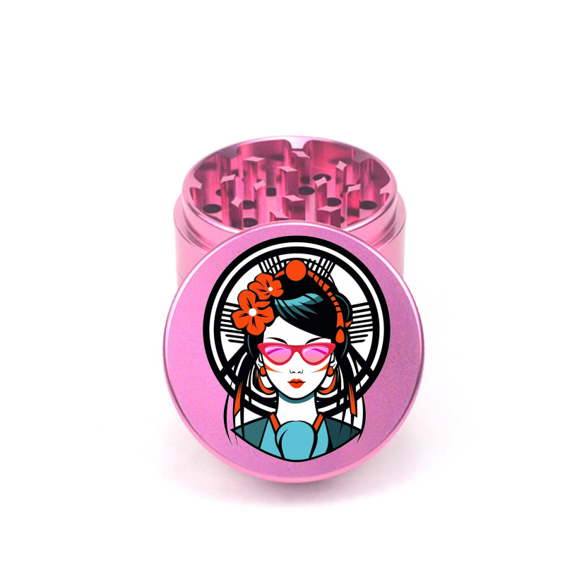 Chill Geisha 4pc Aluminum Grinder - Fidget Widgets