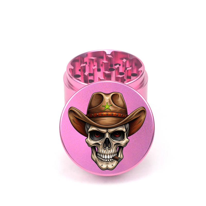 Old Town sheriff 4pc Aluminum Grinder - Fidget Widgets