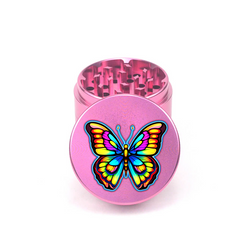 Butterfly Breeze 4pc Aluminum Grinder - Fidget Widgets