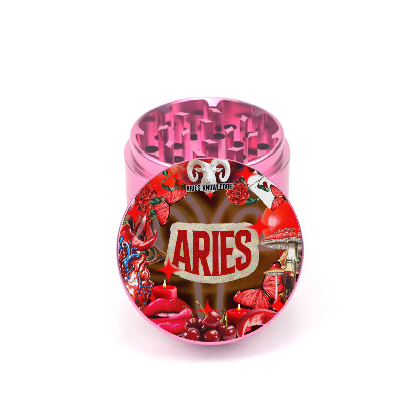 Aries Aesthetic 4pc Aluminum Grinder - Fidget Widgets