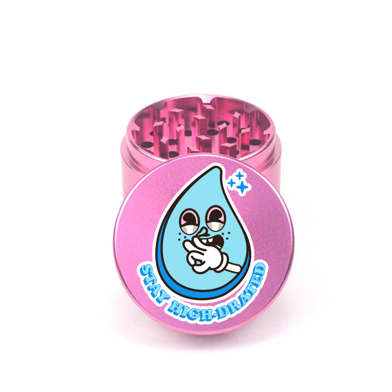Stay High-drated 4pc Aluminum Grinder - Fidget Widgets