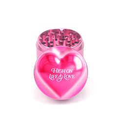 High on Life and Love 4pc Aluminum Grinder - Fidget Widgets