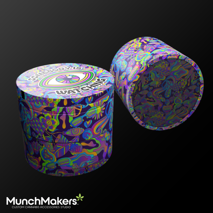 Psychedelic Observer All Over Print Grinder - Fidget Widgets