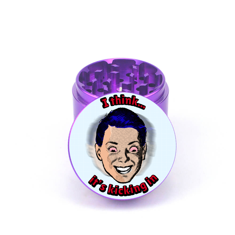 Kicking In 4pc Aluminum Grinder - Fidget Widgets