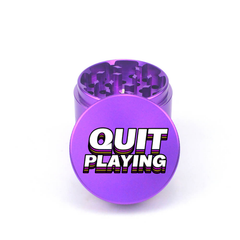 Quit Playing 4pc Aluminum Grinder - Fidget Widgets