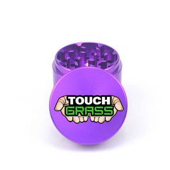 Touch Grass 4pc Aluminum Grinder - Fidget Widgets