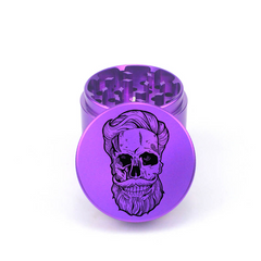 Skull Stash Crusher 4pc Aluminum Grinder - Fidget Widgets
