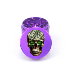 Skull Cash Crusher 4pc Aluminum Grinder - Fidget Widgets