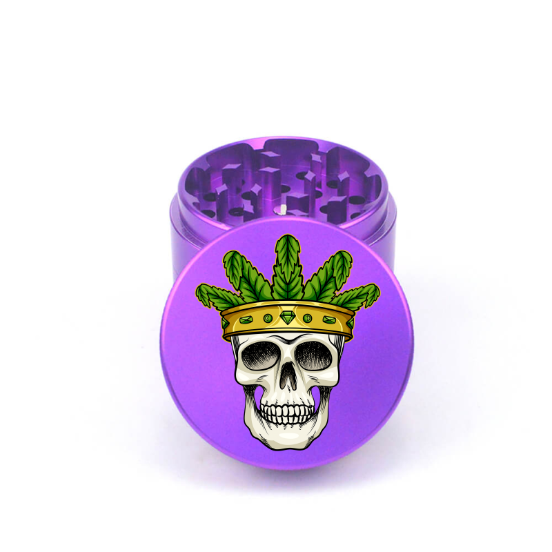Skull Jester 4pc Aluminum Grinder - Fidget Widgets