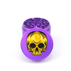 Golden Doom Skull 4pc Grinder - Fidget Widgets