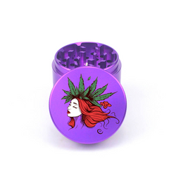 Rose Crowned Lady 4pc Aluminum Grinder - Fidget Widgets