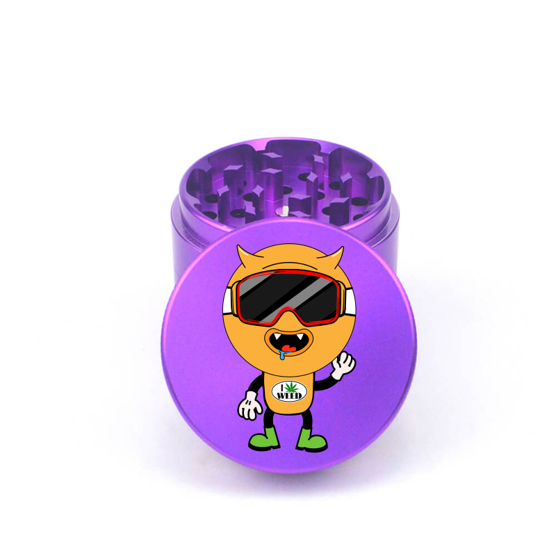 Alien Weed Lover 4pc Aluminum Grinder - Fidget Widgets