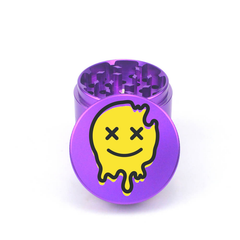 Smiley Melt 4pc Aluminum Grinder - Fidget Widgets
