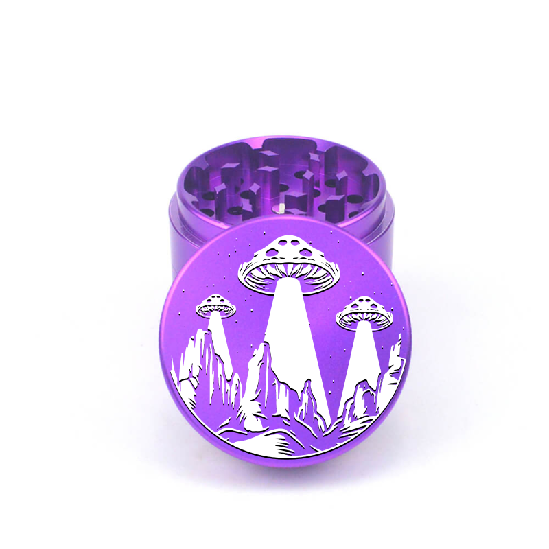 Shroom World 4pc Aluminum Grinder - Fidget Widgets