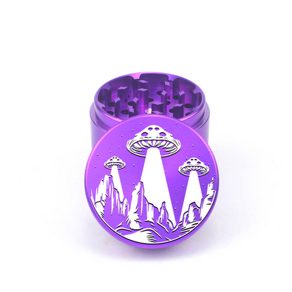Shroom World 4pc Aluminum Grinder - Fidget Widgets