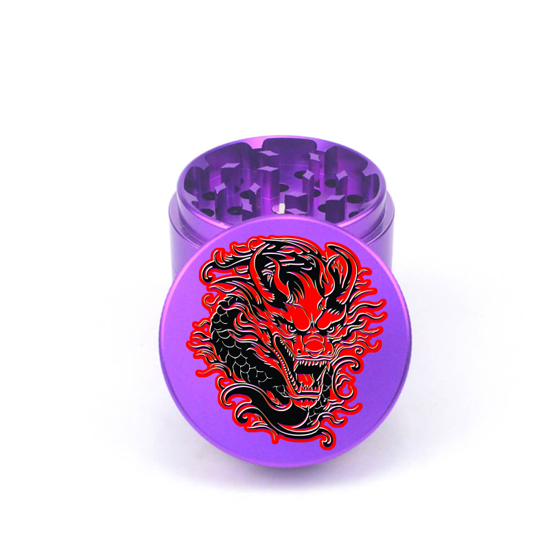 Dragon Blaze 4pc Aluminum Grinder - Fidget Widgets