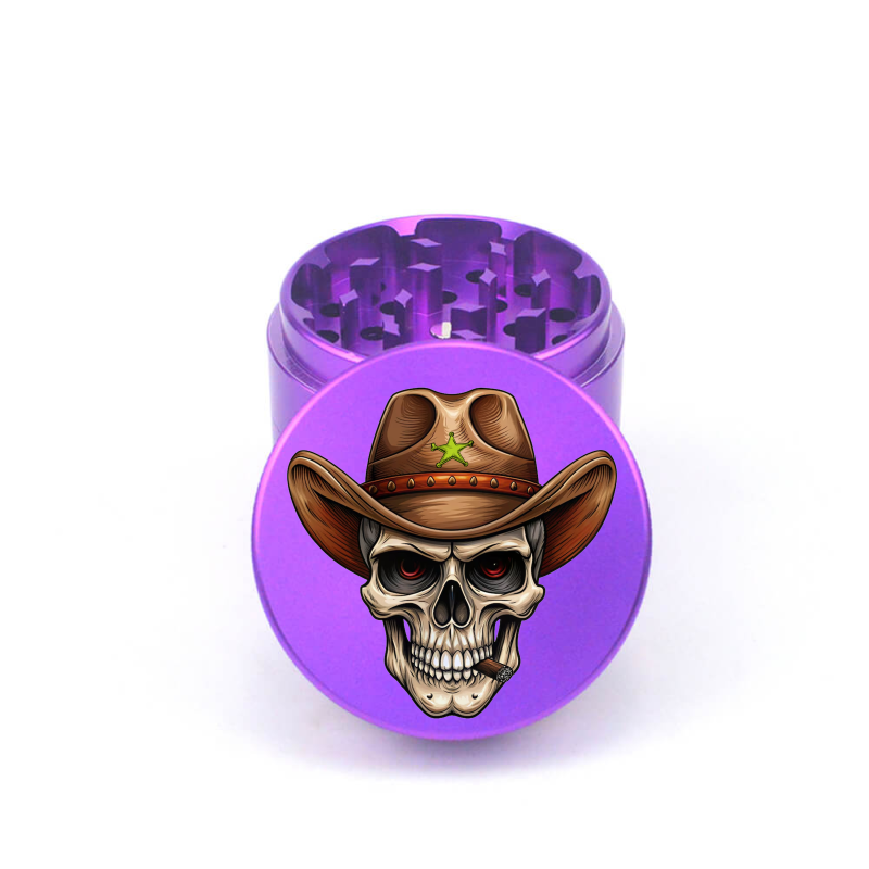 Old Town sheriff 4pc Aluminum Grinder - Fidget Widgets