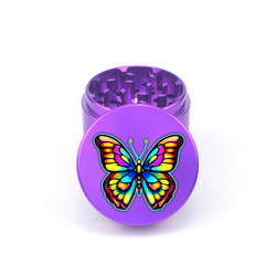 Butterfly Breeze 4pc Aluminum Grinder - Fidget Widgets
