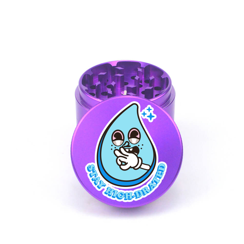 Stay High-drated 4pc Aluminum Grinder - Fidget Widgets