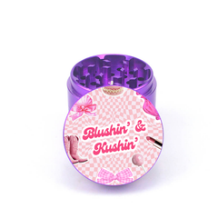 Blushin' & KUSHin' 4pc Aluminum Grinder - Fidget Widgets