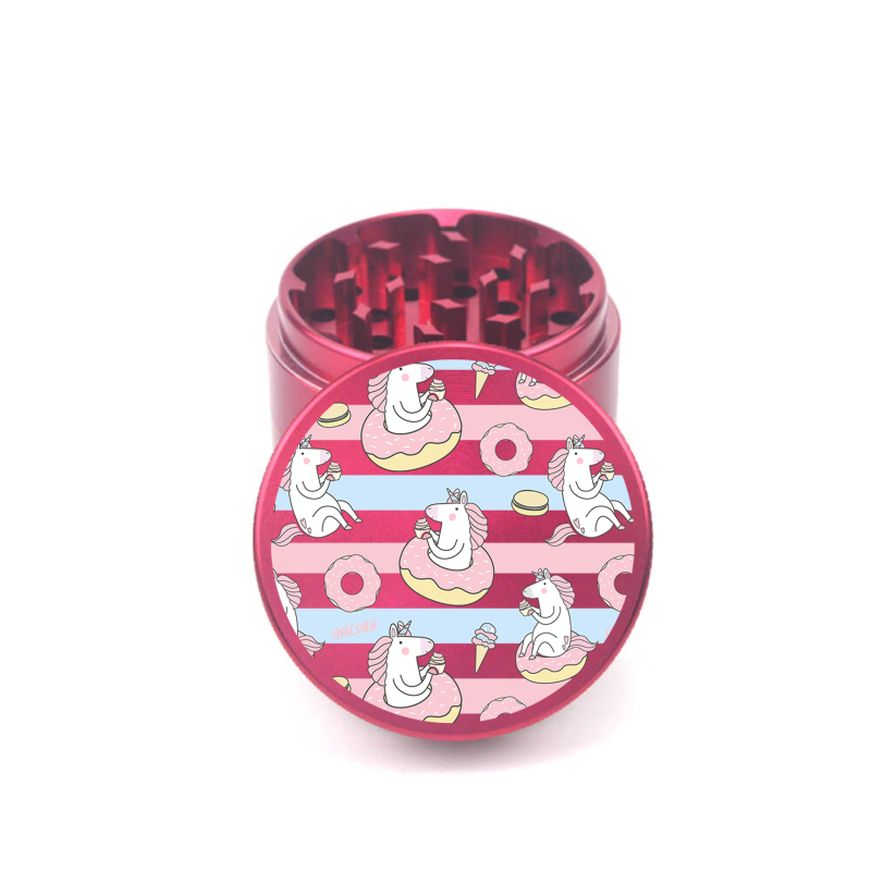 Unicorn Munchies 4pc Aluminum Grinder - Fidget Widgets