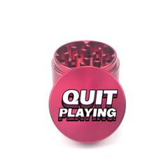 Quit Playing 4pc Aluminum Grinder - Fidget Widgets