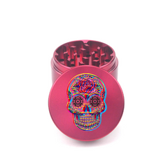 Psychedelic Skull Crusher 4pc Aluminum Grinder - Fidget Widgets