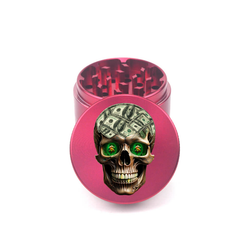 Skull Cash Crusher 4pc Aluminum Grinder - Fidget Widgets