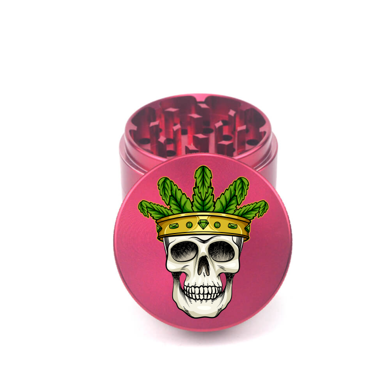 Skull Jester 4pc Aluminum Grinder - Fidget Widgets