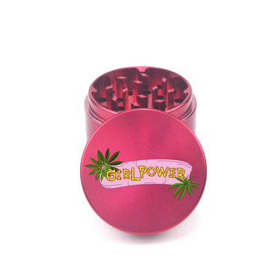 Girl Power 4pc Aluminum Grinder - Fidget Widgets