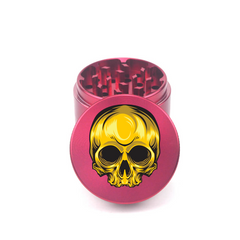Golden Doom Skull 4pc Grinder - Fidget Widgets