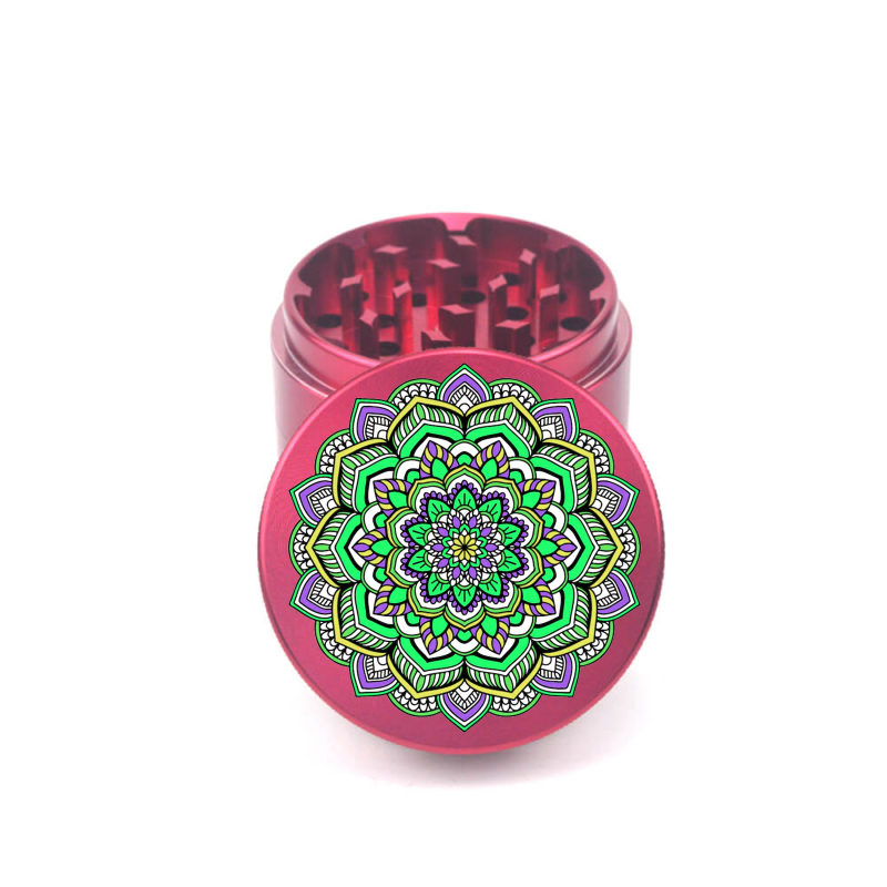 Mandala V5 4pc Aluminum Grinder - Fidget Widgets