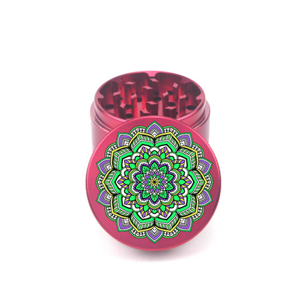 Mandala V5 4pc Aluminum Grinder - Fidget Widgets