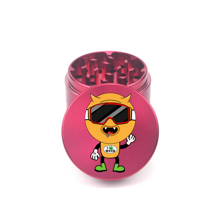 Alien Weed Lover 4pc Aluminum Grinder - Fidget Widgets