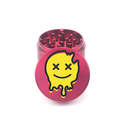 Smiley Melt 4pc Aluminum Grinder - Fidget Widgets