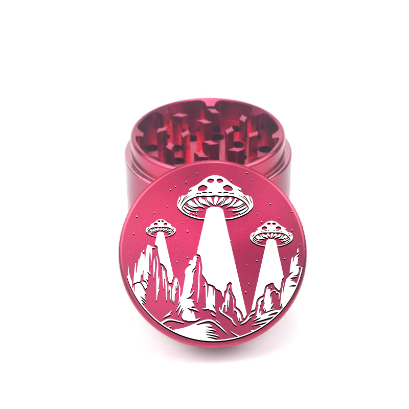 Shroom World 4pc Aluminum Grinder - Fidget Widgets