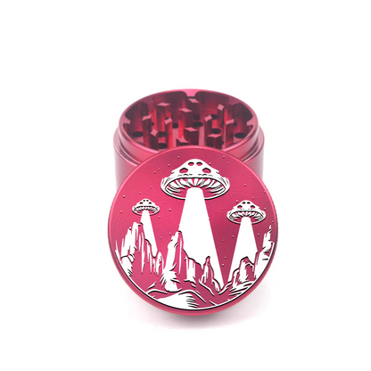 Shroom World 4pc Aluminum Grinder - Fidget Widgets